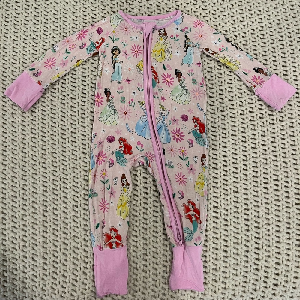 Little Sleepies Disney Princesses Print 0-3 months
